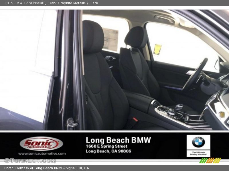 Dark Graphite Metallic / Black 2019 BMW X7 xDrive40i