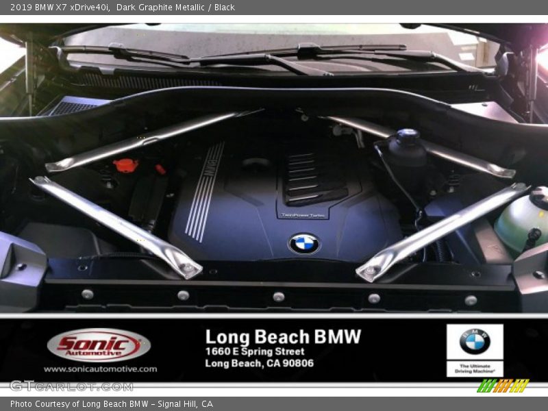 Dark Graphite Metallic / Black 2019 BMW X7 xDrive40i
