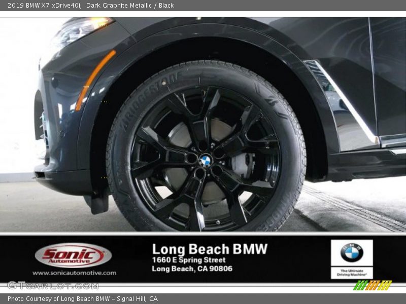 Dark Graphite Metallic / Black 2019 BMW X7 xDrive40i