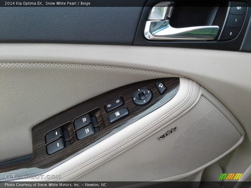 Snow White Pearl / Beige 2014 Kia Optima EX