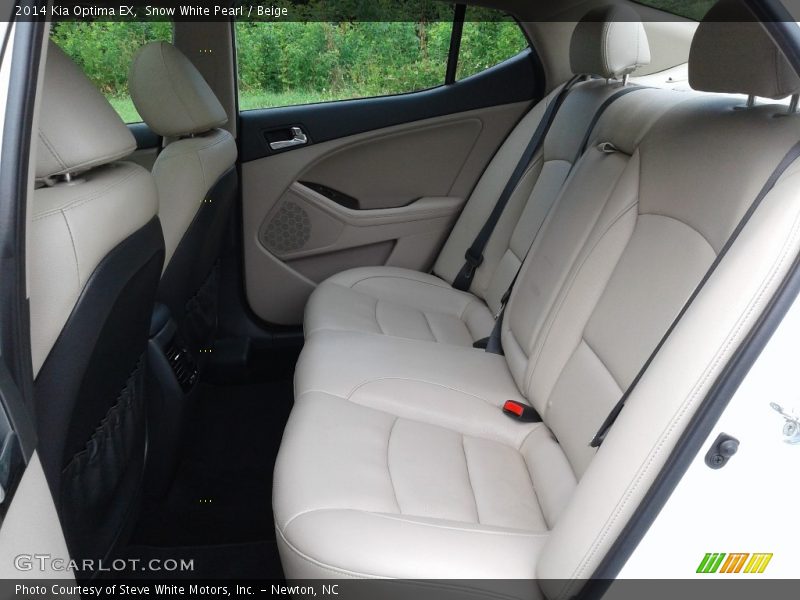 Snow White Pearl / Beige 2014 Kia Optima EX