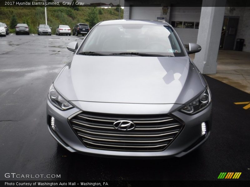 Gray / Gray 2017 Hyundai Elantra Limited