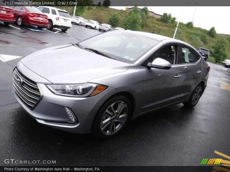 Gray / Gray 2017 Hyundai Elantra Limited