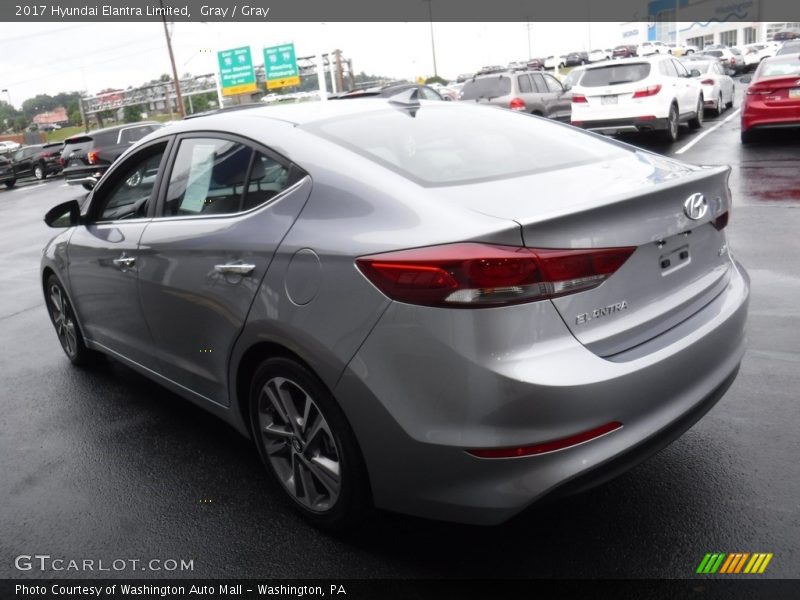 Gray / Gray 2017 Hyundai Elantra Limited
