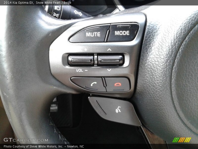 Snow White Pearl / Beige 2014 Kia Optima EX
