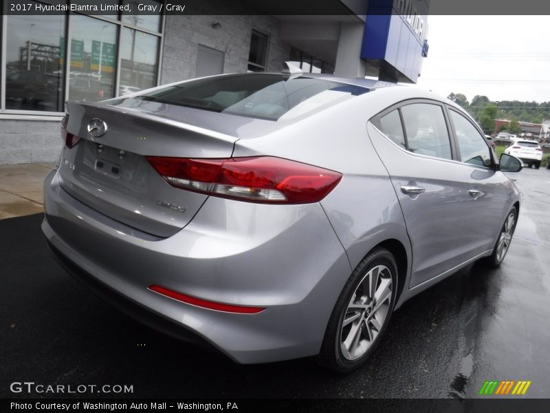 Gray / Gray 2017 Hyundai Elantra Limited