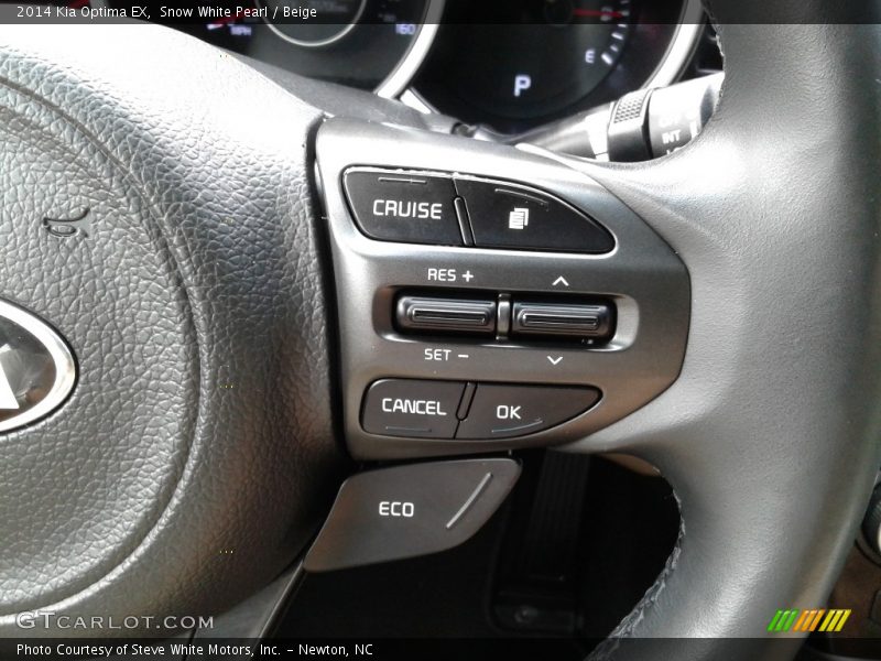 Snow White Pearl / Beige 2014 Kia Optima EX