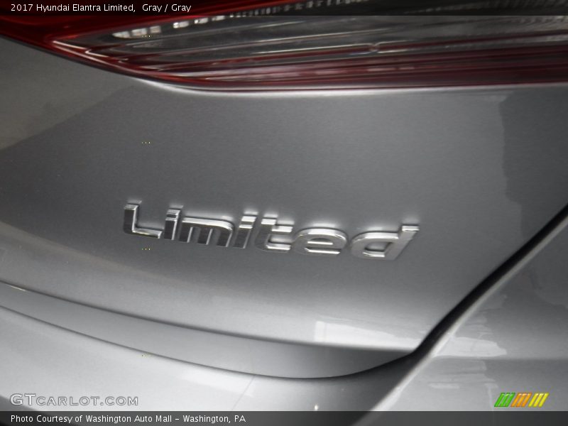 Gray / Gray 2017 Hyundai Elantra Limited