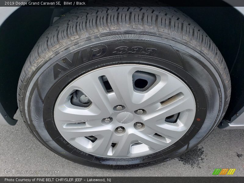 Billet / Black 2019 Dodge Grand Caravan SE