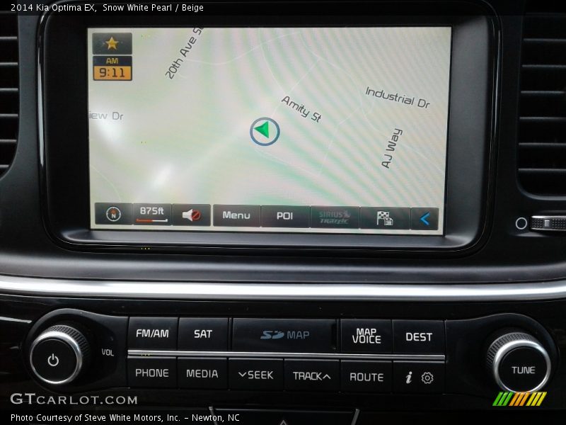 Snow White Pearl / Beige 2014 Kia Optima EX
