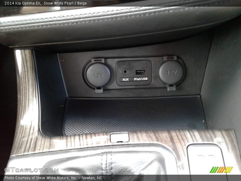 Snow White Pearl / Beige 2014 Kia Optima EX