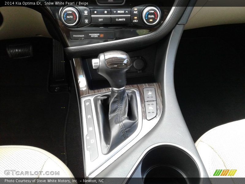 Snow White Pearl / Beige 2014 Kia Optima EX