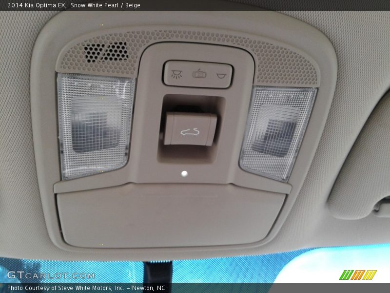 Snow White Pearl / Beige 2014 Kia Optima EX