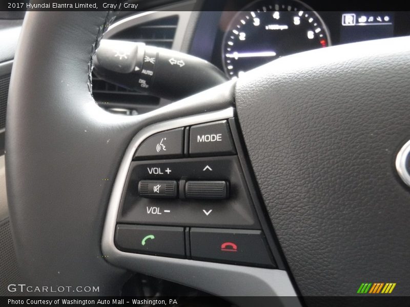 Gray / Gray 2017 Hyundai Elantra Limited