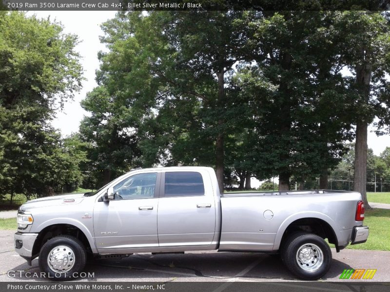 Billet Silver Metallic / Black 2019 Ram 3500 Laramie Crew Cab 4x4