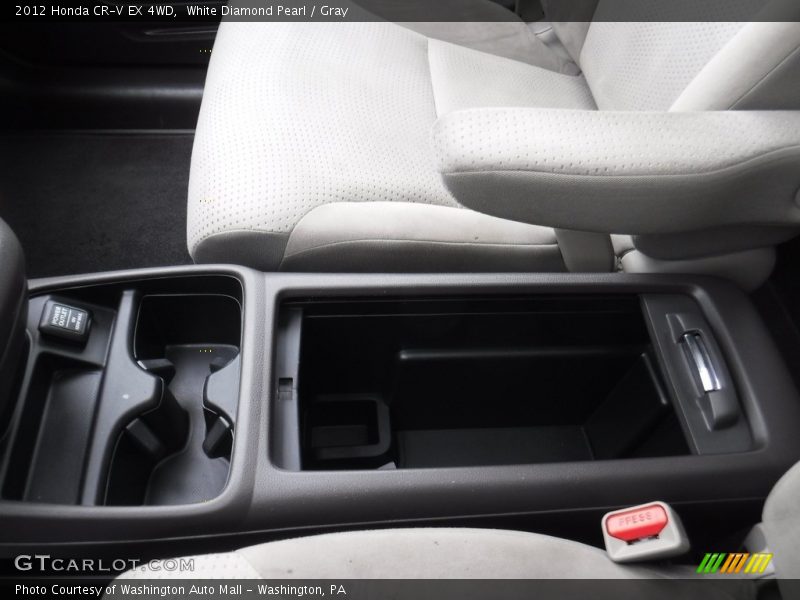 White Diamond Pearl / Gray 2012 Honda CR-V EX 4WD