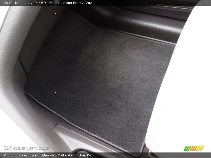 White Diamond Pearl / Gray 2012 Honda CR-V EX 4WD