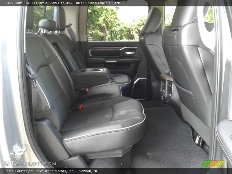 Rear Seat of 2019 3500 Laramie Crew Cab 4x4