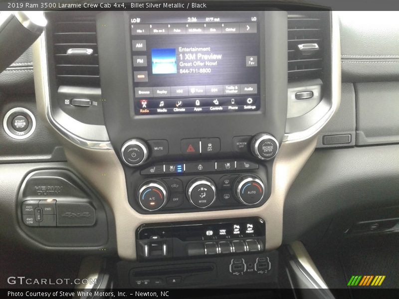 Billet Silver Metallic / Black 2019 Ram 3500 Laramie Crew Cab 4x4