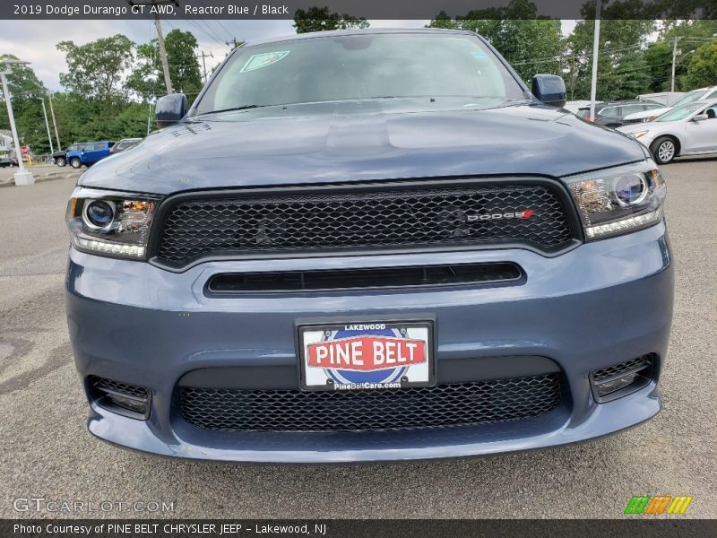 Reactor Blue / Black 2019 Dodge Durango GT AWD
