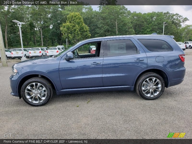 Reactor Blue / Black 2019 Dodge Durango GT AWD