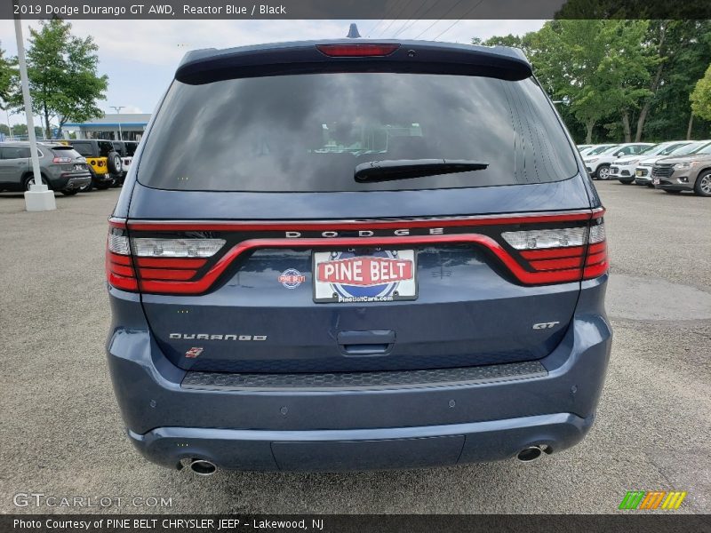 Reactor Blue / Black 2019 Dodge Durango GT AWD
