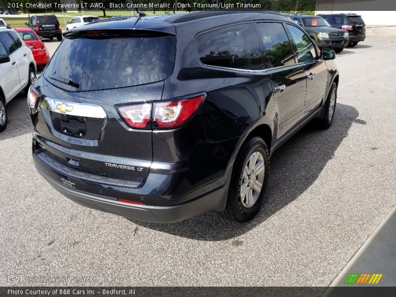 Black Granite Metallic / Dark Titanium/Light Titanium 2014 Chevrolet Traverse LT AWD