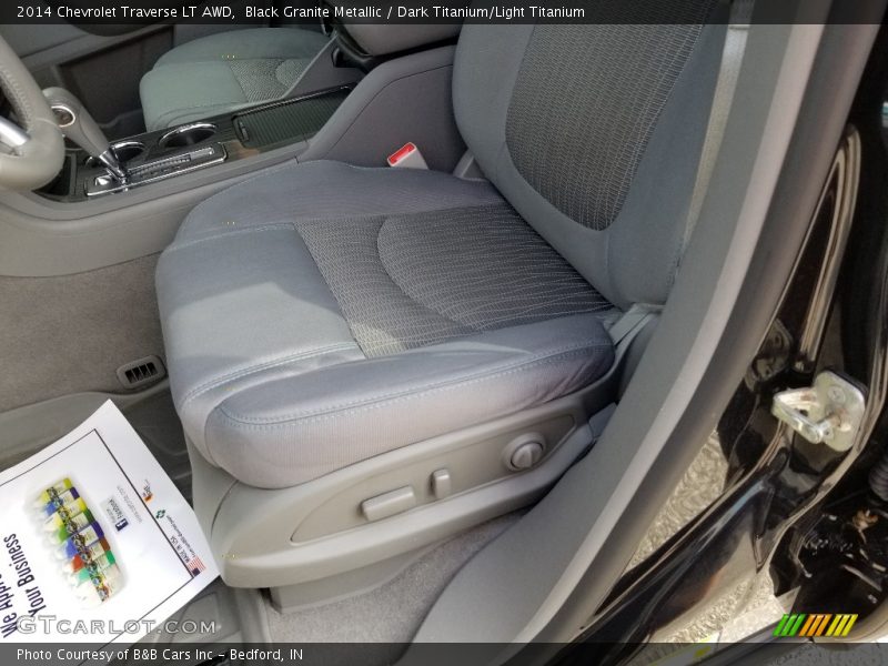 Black Granite Metallic / Dark Titanium/Light Titanium 2014 Chevrolet Traverse LT AWD