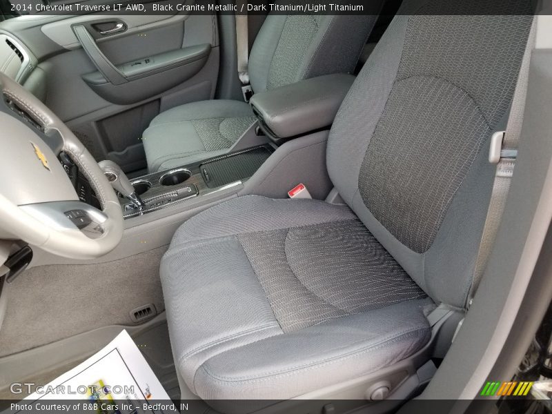 Black Granite Metallic / Dark Titanium/Light Titanium 2014 Chevrolet Traverse LT AWD