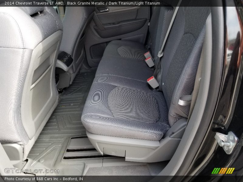 Black Granite Metallic / Dark Titanium/Light Titanium 2014 Chevrolet Traverse LT AWD