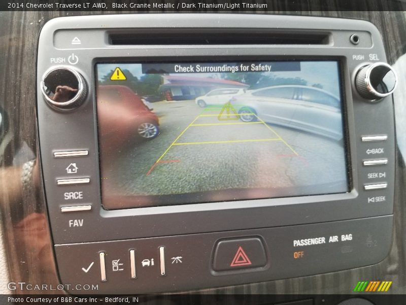 Black Granite Metallic / Dark Titanium/Light Titanium 2014 Chevrolet Traverse LT AWD
