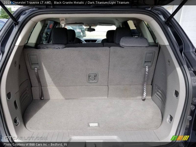 Black Granite Metallic / Dark Titanium/Light Titanium 2014 Chevrolet Traverse LT AWD