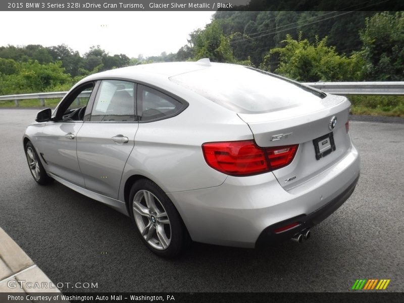 Glacier Silver Metallic / Black 2015 BMW 3 Series 328i xDrive Gran Turismo