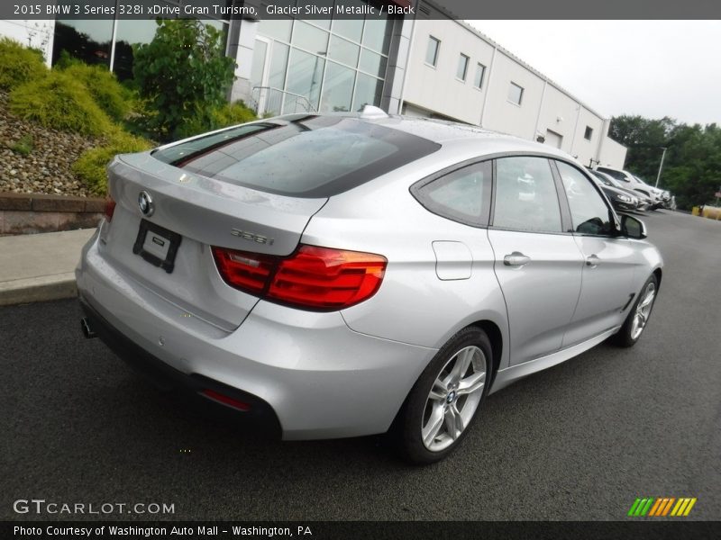 Glacier Silver Metallic / Black 2015 BMW 3 Series 328i xDrive Gran Turismo