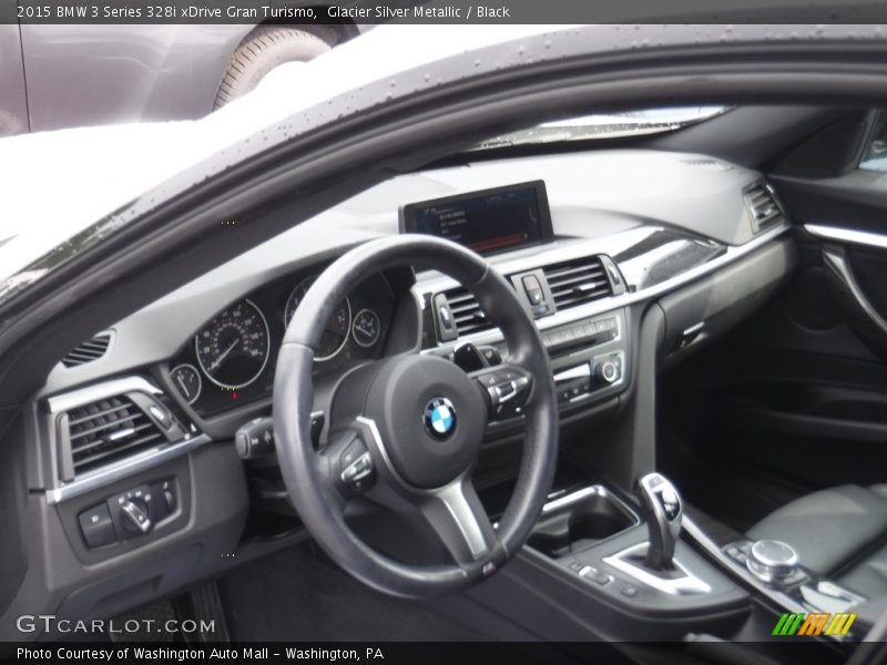 Glacier Silver Metallic / Black 2015 BMW 3 Series 328i xDrive Gran Turismo