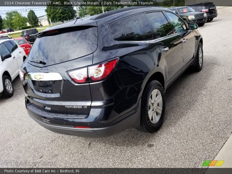 Black Granite Metallic / Dark Titanium/Light Titanium 2014 Chevrolet Traverse LT AWD