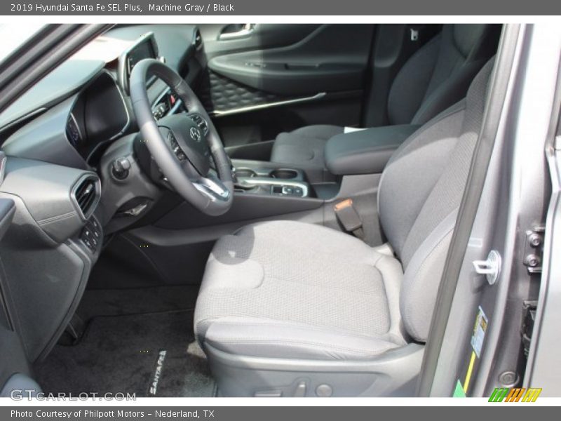 Machine Gray / Black 2019 Hyundai Santa Fe SEL Plus