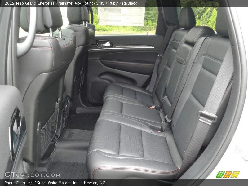 Rear Seat of 2019 Grand Cherokee Trailhawk 4x4