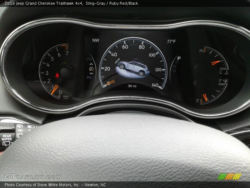  2019 Grand Cherokee Trailhawk 4x4 Trailhawk 4x4 Gauges