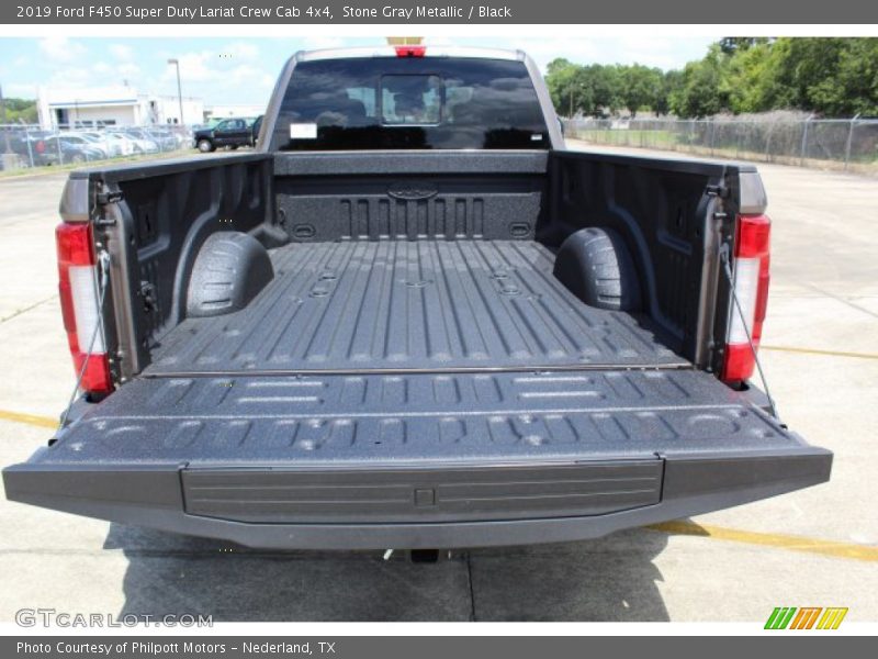 Stone Gray Metallic / Black 2019 Ford F450 Super Duty Lariat Crew Cab 4x4