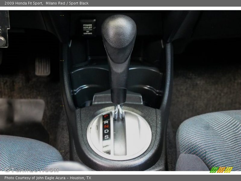 Milano Red / Sport Black 2009 Honda Fit Sport