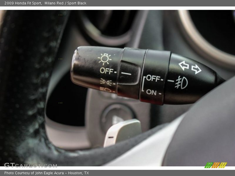 Milano Red / Sport Black 2009 Honda Fit Sport