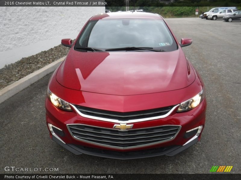 Crystal Red Tintcoat / Jet Black 2016 Chevrolet Malibu LT