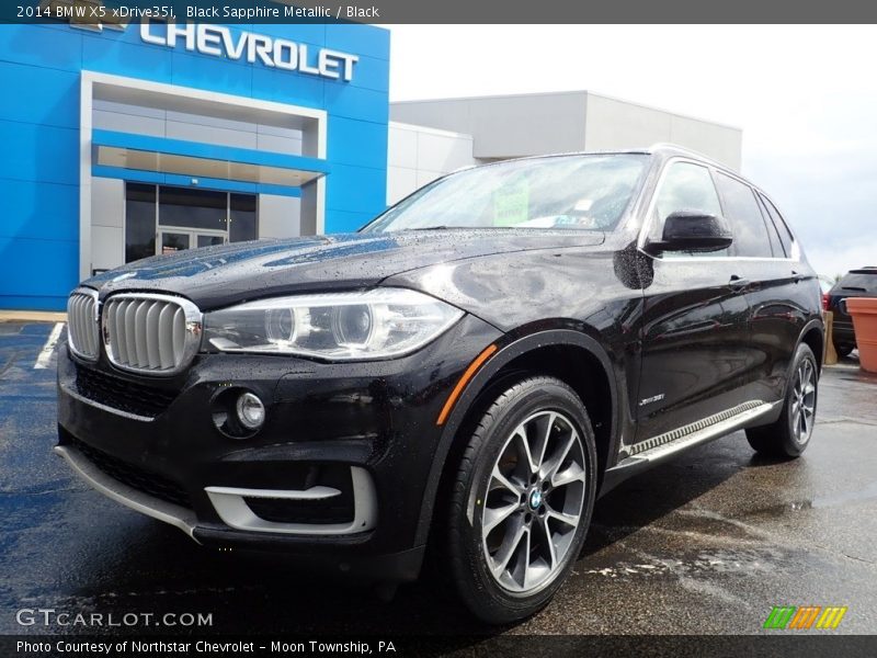 Black Sapphire Metallic / Black 2014 BMW X5 xDrive35i