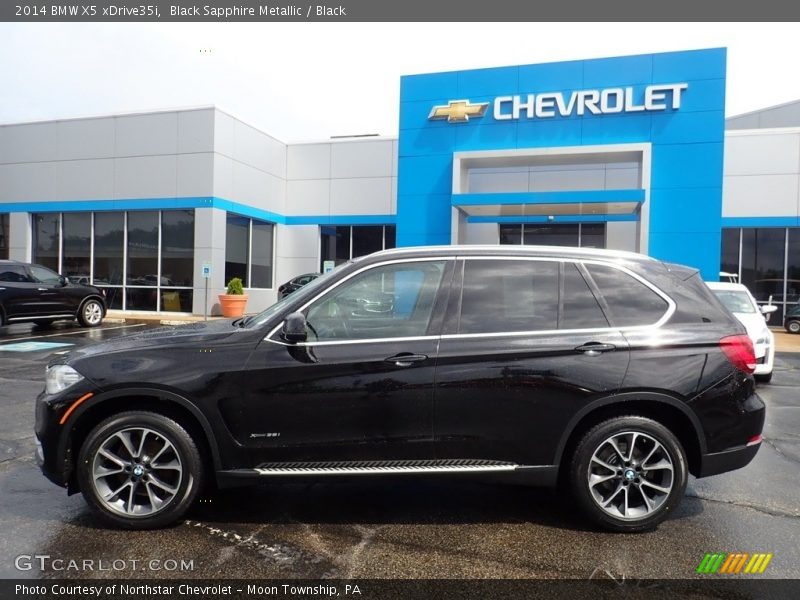 Black Sapphire Metallic / Black 2014 BMW X5 xDrive35i