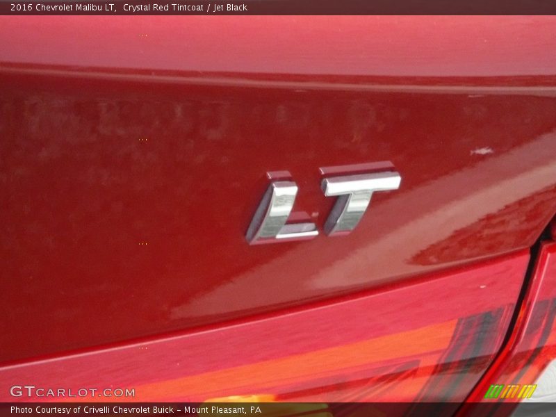 Crystal Red Tintcoat / Jet Black 2016 Chevrolet Malibu LT