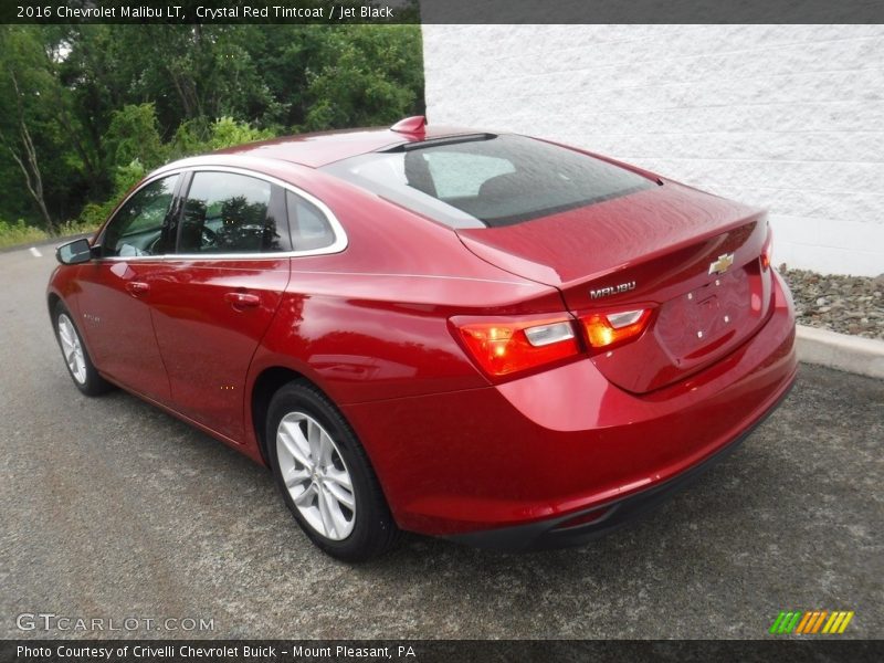 Crystal Red Tintcoat / Jet Black 2016 Chevrolet Malibu LT