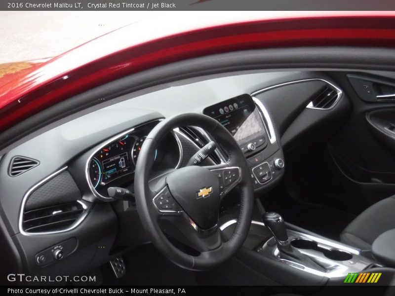 Crystal Red Tintcoat / Jet Black 2016 Chevrolet Malibu LT