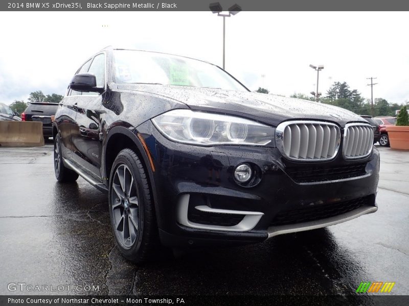 Black Sapphire Metallic / Black 2014 BMW X5 xDrive35i