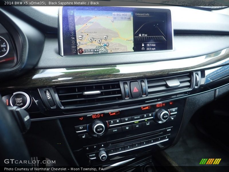 Black Sapphire Metallic / Black 2014 BMW X5 xDrive35i